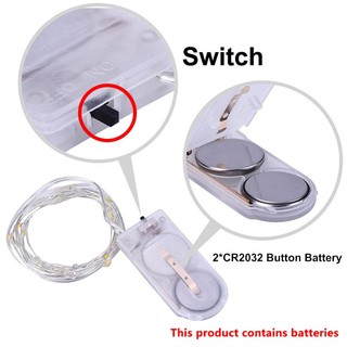 2M 5M10M Dải Đèn Led Dây Đèn AA Pin Giáng Sinh Cho Vòng Hoa Ngày Lễ Cổ Tích Trang Trí Tiệc Cưới