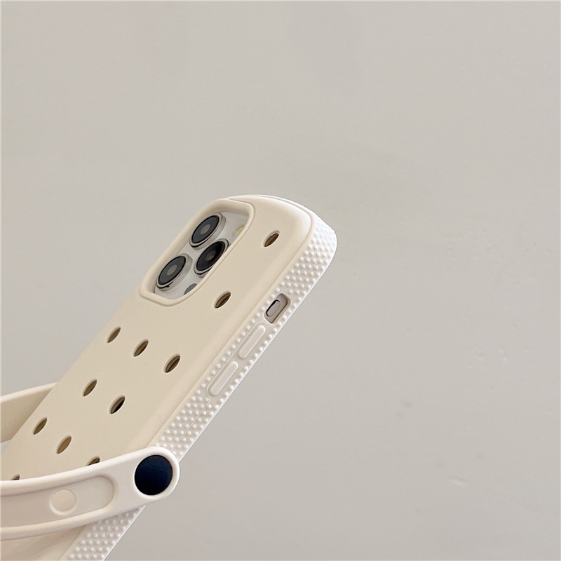 Ốp điện thoại chất liệu Silica gel họa tiết Crocs cho iPhone 17 Pro max 16 Pro Crocs