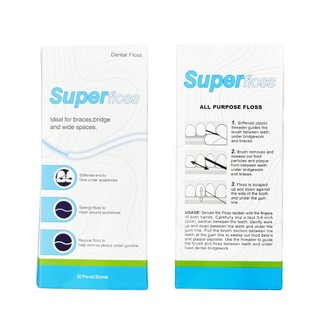 50 Cái / hộp Chỉ nha khoa Làm sạch răng miệng