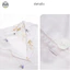 Phong cách Nhật Bản Muji Style / Nữ Lily of the Valley Cotton nguyên chất Quần ngắn tay mỏng / Họa tiết dễ thương Quần dài đến mắt cá chân / Bộ đồ ngắn tay có thể mặc bên ngoài thoải mái ngọt ngào / 1