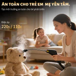 Máy làm sạch hơi nước áp suất cao PZZ Mỹ 220V Làm nóng nhanh 15 giây, nhiệt độ 105°C, máy làm sạch di động, dùng cho ô tô, nhà bếp, nội thất — ảnh 4