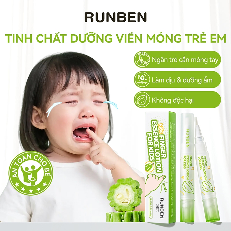 Tinh Chất Chống Cắn Móng Tay An Toàn Cho Trẻ Em Bút Sơn Móng Tay Vị đắng Thích hợp cho trẻ từ 0 tuổi trở lên