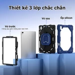 Ốp lưng máy tính bảng NEOMIXX cho Huawei MatePad SE 11 inch 2024, MatePad Air 12 ", MatePad 11.5S, Vỏ bảo vệ chống sốc, 360° Dây đeo tay xoay / Chân đế, Giá đỡ bút, Dây đeo vai — ảnh 2