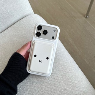 Ốp điện thoại đựng thẻ biểu tượng cảm xúc dễ thương phù hợp cho iPhone 11 12 Pro 13 Pro Max 15 Pro Max 14 16 Pro 16 Plus 17 Air 17 Pro 17 Pro Max