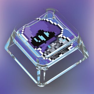 VALORANT Pixel Art Keycaps Hoạt Hình Dễ Thương Tùy Chỉnh Keycaps Bàn Phím Cơ Trong Suốt Keycaps