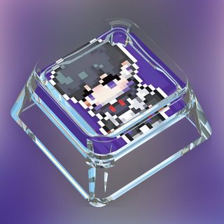 VALORANT Pixel Art Keycaps Hoạt Hình Dễ Thương Tùy Chỉnh Keycaps Bàn Phím Cơ Trong Suốt Keycaps