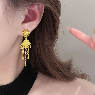 Tai nghe tua rua retro phong cách Trung Hoa, bộ khuyên tai cao cấp, sang trọng