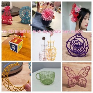 Bút 3D Màn Hình Kỹ Thuật Số Bút In Thông Minh Làm Graffiti Nghệ Thuật Thủ Công Với Cáp USB Quà Tặng Trẻ Em