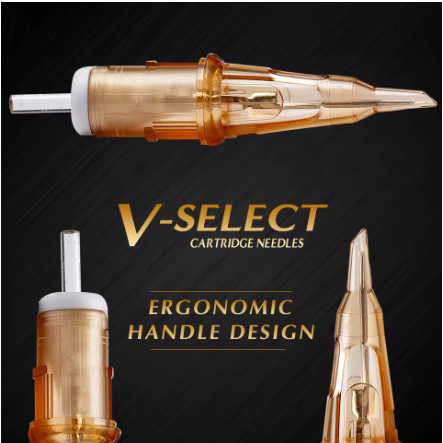EZ V-Select Tattoo Cartridge Kim xăm #10 0.30m m #12 0.35mm Magnum / Bóng tròn Phụ kiện hình xăm Makup vĩnh viễn 20 Cái / hộp