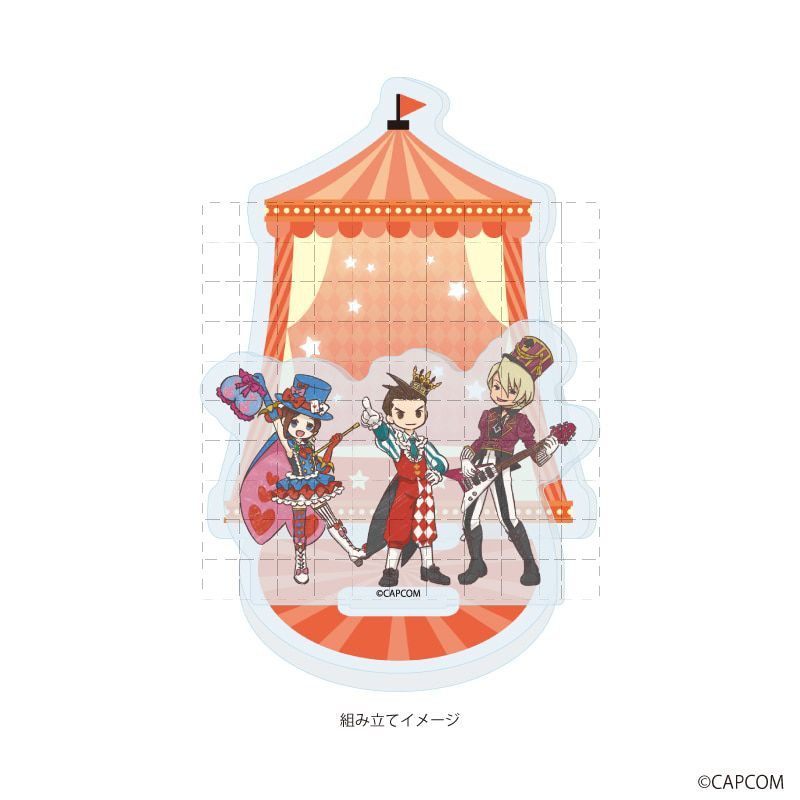 Phoenix Wright Ace Attorney Ryuichi Naruhodo Apollo Justice Anime Hình Acrylic Đứng Móc Khóa