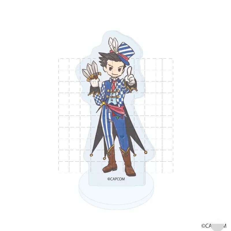 Phoenix Wright Ace Attorney Ryuichi Naruhodo Apollo Justice Anime Hình Acrylic Đứng Móc Khóa