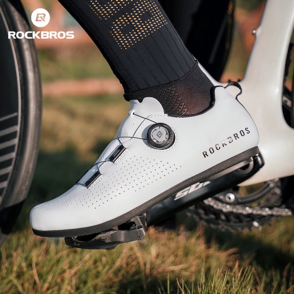 Rockbros Giày Đi Xe Đạp MTB và Road Bike - Lót Dày, Chống Mài Mòn & Trơn Trượt, Đế Cao Su