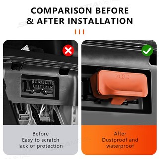 SEAMETAL Xe Obd Cổng Chống Bụi Silicon Chống Thấm Nước Chống Rỉ Sét Cổng Obd Khóa Bảo Vệ Tay Áo Obd Tắc Mũ Phụ Kiện Xe Hơi