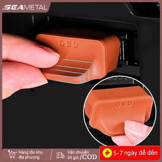 SEAMETAL Xe Obd Cổng Chống Bụi Silicon Chống Thấm Nước Chống Rỉ Sét Cổng Obd Khóa Bảo Vệ Tay Áo Obd Tắc Mũ Phụ Kiện Xe Hơi