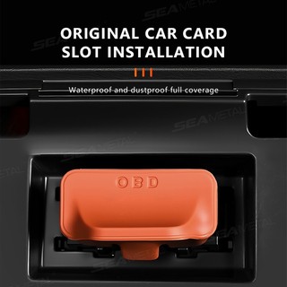 SEAMETAL Xe Obd Cổng Chống Bụi Silicon Chống Thấm Nước Chống Rỉ Sét Cổng Obd Khóa Bảo Vệ Tay Áo Obd Tắc Mũ Phụ Kiện Xe Hơi