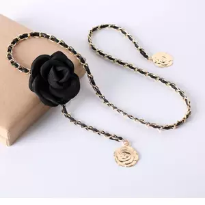 Thắt lưng nữ Camellia hương thơm nhỏ, thiết kế thanh lịch, phù hợp xu hướng thời trang