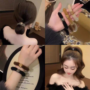 Băng đô nhiều màu với dây cao su dày và độ đàn hồi tốt
