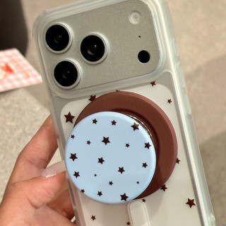 Ốp điện thoại họa tiết ngôi sao có chân đế tương thích với iPhone 11 12 Pro 13 Pro Max 15 Pro Max 14 16 Pro 16 Plus 17 Air 17 Pro 17 Pro Max