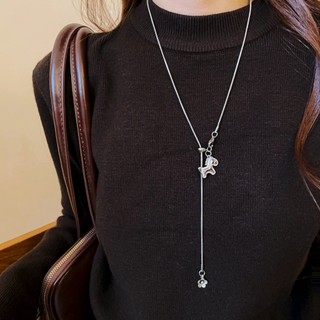 Mặt dây chuyền zircon pony tối giản, độc đáo - Trang sức sang trọng cho nữ