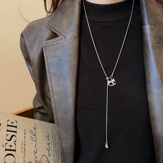 Mặt dây chuyền zircon pony tối giản, độc đáo - Trang sức sang trọng cho nữ