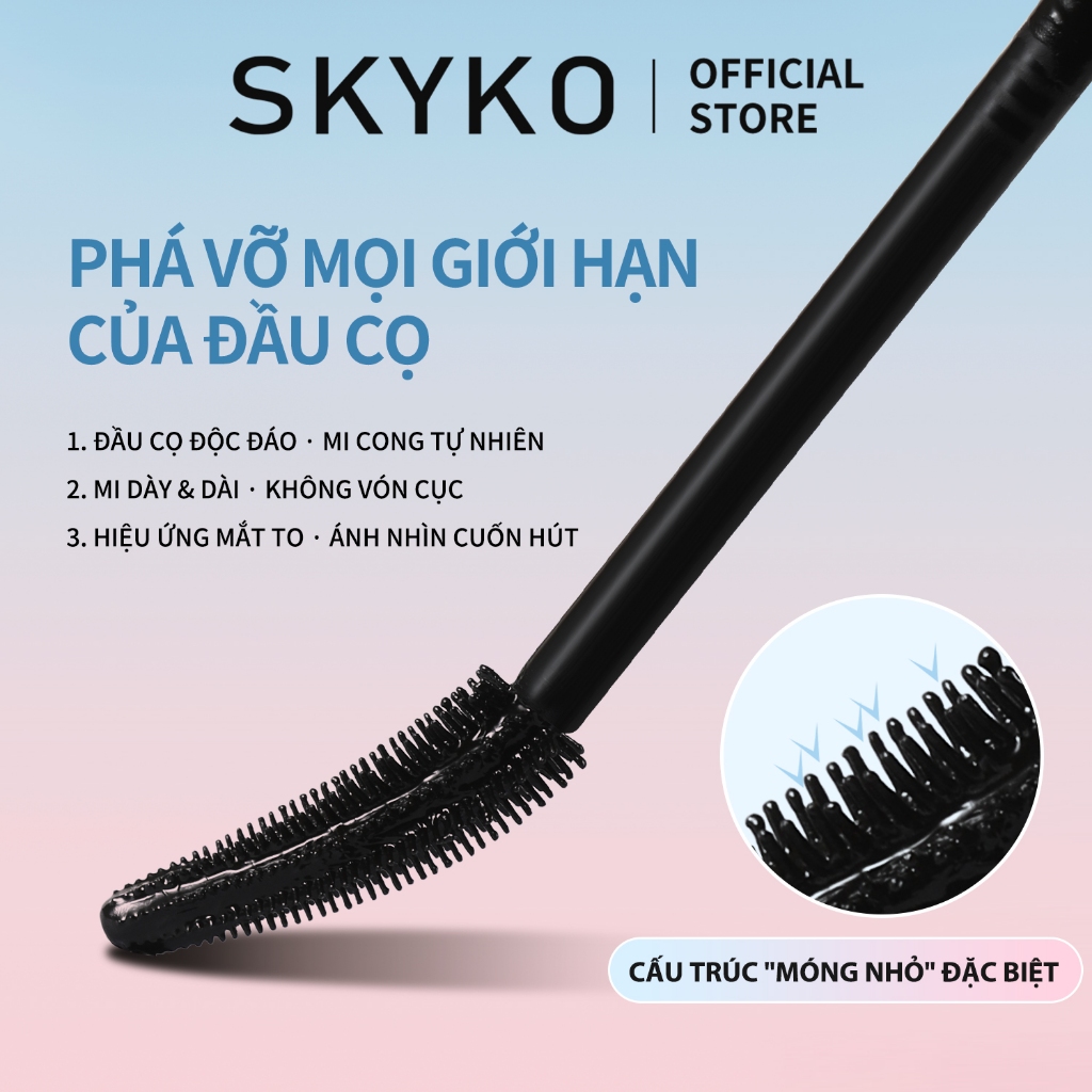 [Combo] Bộ phấn mắt dạng lỏng SKYKO & Masacra lâu trôi