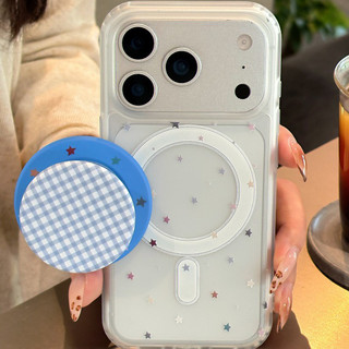 Ốp điện thoại họa tiết ngôi sao có chân đế tương thích với iPhone 11 12 Pro 13 Pro Max 15 Pro Max 14 16 Pro 16 Plus 17 Air 17 Pro 17 Pro Max