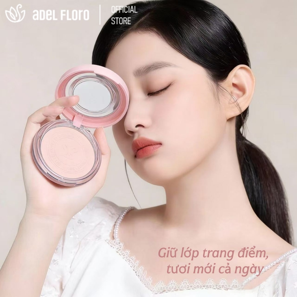 🐰Phấn Phủ Định Hình Adel | Phấn Siêu Mịn Kiềm Dầu, Giúp Lớp Trang Điểm Lì Mượt Và Lâu Trôi Suốt Ngày