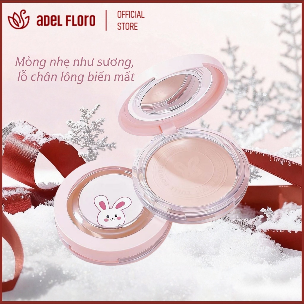 🐰Phấn Phủ Định Hình Adel | Phấn Siêu Mịn Kiềm Dầu, Giúp Lớp Trang Điểm Lì Mượt Và Lâu Trôi Suốt Ngày