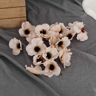Hoa Hải Quỳ Giả 7cm Hoa Anh Túc Lụa Trang Trí Đám Cưới DIY Phụ Kiện Handmade Decor Nhà Cửa Chụp Ảnh 20 Chiếc Đầu Cành Rời Vintage Đa Dạng Màu Sắc Anemone Poppy Artificial Silk Flower Heads Wedding Party Decoration Crafting Supplies Home Ornament