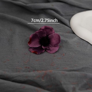Hoa Hải Quỳ Giả 7cm Hoa Anh Túc Lụa Trang Trí Đám Cưới DIY Phụ Kiện Handmade Decor Nhà Cửa Chụp Ảnh 20 Chiếc Đầu Cành Rời Vintage Đa Dạng Màu Sắc Anemone Poppy Artificial Silk Flower Heads Wedding Party Decoration Crafting Supplies Home Ornament