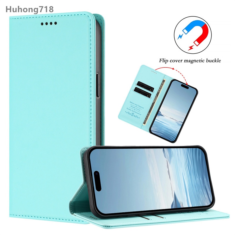 Ốp Lật Từ Tính Cho TCL 30T 40T 50 60 SE XE Ultra NxtPaper Pro 5G Có Giá Đỡ Thẻ Chức Năng Silicon Mềm Bảo Vệ Toàn Diện Vỏ Kinh Doanh
