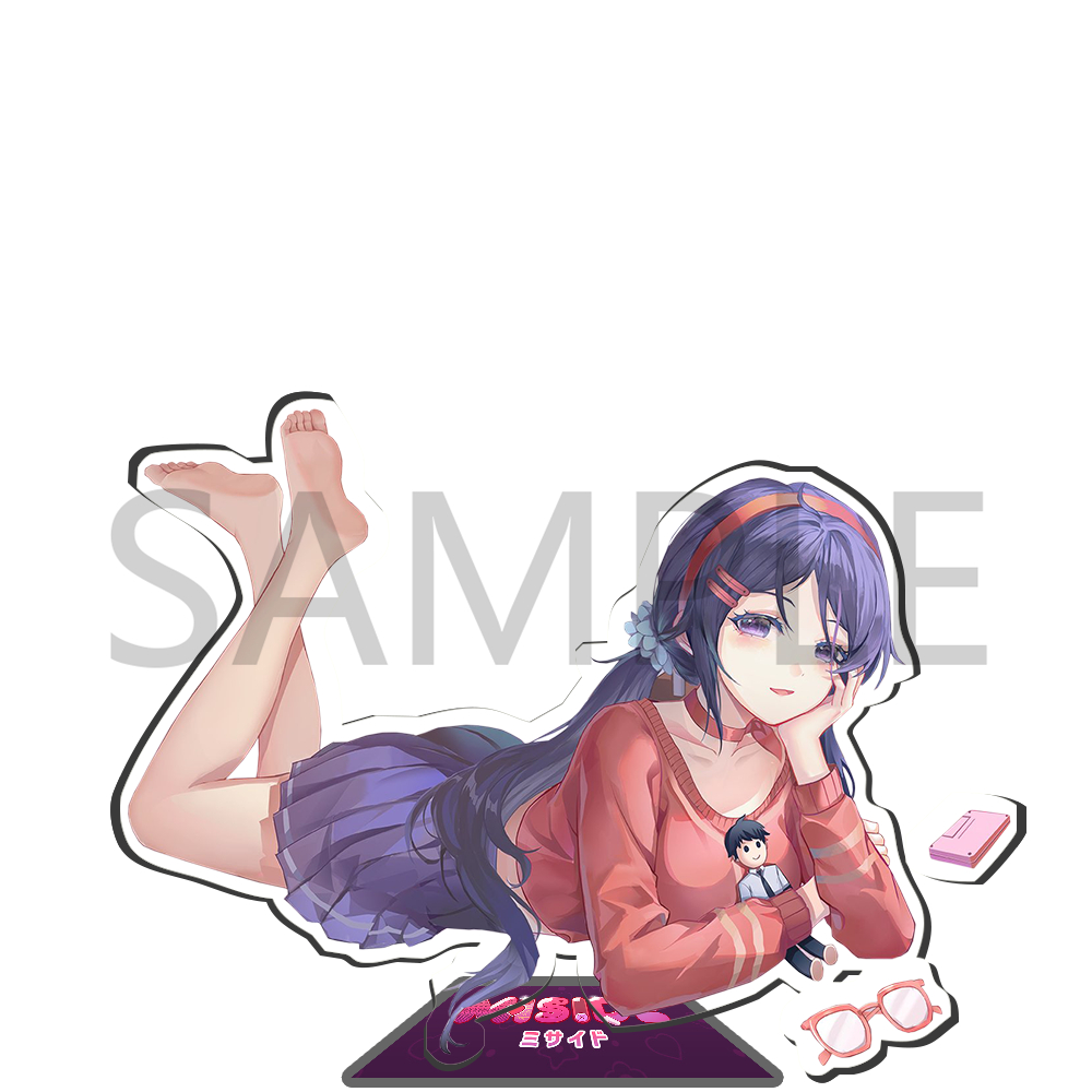 Mũ trò chơi Miside Mita Anime & Hình đứng Acrylic Miyu, Hàng hóa nhân vật dễ thương, Quà tặng cho người hâm mộ