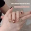 Golden Palm Cat 's Eye Nail Polish Keo Phong Cách Mới Thu Đông Caramel Hạt Thủy Tinh Mắt Mèo Bộ Làm Móng Tay