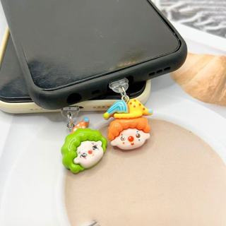 Điện Thoại Di Động Chống Bụi Cắm 1 Mũ Chú Hề Điện Thoại Di Động Chống Bụi Cắm