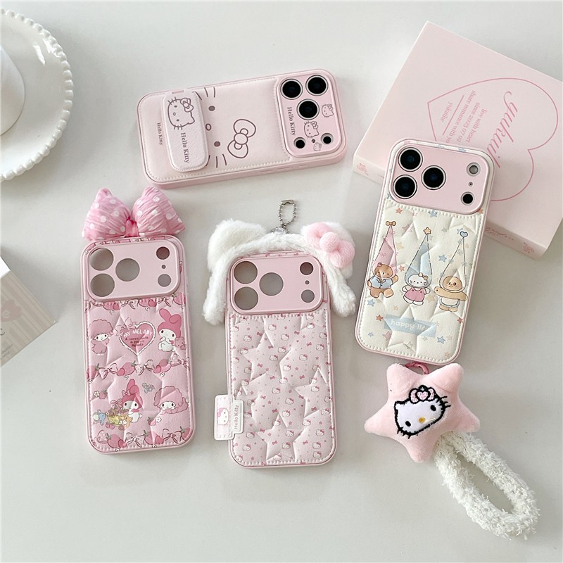Ốp điện thoại chất liệu PU họa tiết Star Cat cho iPhone 17 Pro max 16 Pro max