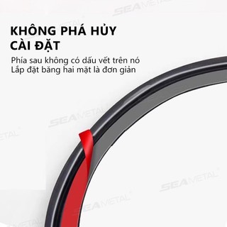 SEAMETAL Ô Tô Bình Nhiên Liệu Nắp Niêm Phong Dải Tự Dính Chống Thấm Nước Cổng Sạc Bao Niêm Phong Vòng Chống Bụi Cao Su Đa Năng Weatherstrip