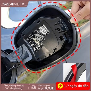 SEAMETAL Ô Tô Bình Nhiên Liệu Nắp Niêm Phong Dải Tự Dính Chống Thấm Nước Cổng Sạc Bao Niêm Phong Vòng Chống Bụi Cao Su Đa Năng Weatherstrip