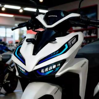 SEAMETAL Kilay Tint HONDA Click 125i V3 V4 V2 Miếng Dán Đèn Pha Lông Mày Cho Xe Máy Đèn Pha Bảo Vệ Phim UV Trong Suốt Đề Can Vario 125 / 150