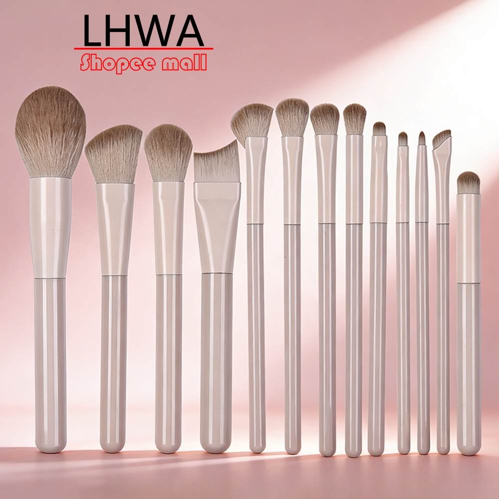 【Cọ Size Lớn】13 Món Bộ Cọ Trang Điểm LHWA Thiết Kế Sang Trọng Cho Người Mới Bắt Đầu Nền Phấn Phủ Tán