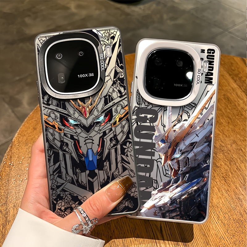 Dành cho iQOO 15 13 12 Pro Z10 Turbo Z9 Z9X Neo 11 Neo 10 Pro Neo 9 Mobile Suit Gundam Micro Matte Frosted Phone Case cho iQOO Z9 Turbo Z8 Ốp điện thoại iQOO chống sốc