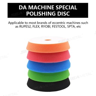 SEAMETAL 5 CÁI 5 "/ 6" Miếng bọt biển đánh bóng ô tô 130mm / 155mm Bọt đánh bóng Ba Lan Pad Máy đánh bóng Miếng đệm sáp
