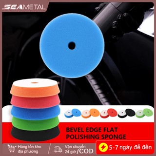 SEAMETAL 5 CÁI 5 "/ 6" Miếng bọt biển đánh bóng ô tô 130mm / 155mm Bọt đánh bóng Ba Lan Pad Máy đánh bóng Miếng đệm sáp