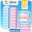 GAIFEEL LITE 20 gói 84 khăn ướt không mùi khăn ướt trẻ em không cồn không có parabens khăn ướt
