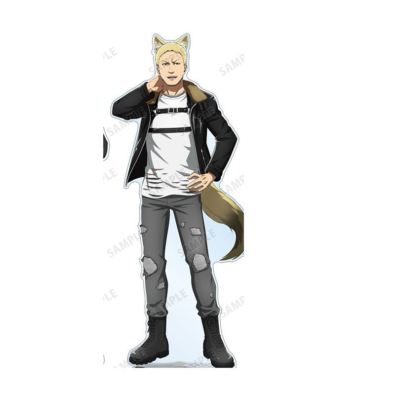 Attack on Titan Acrylic Stand Ver.Wolf Man- Erwin Eren Reiner Levi Fan-made Anime Hình Sưu Tập