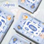 GAIFEEL Khăn lau trẻ em thơm sữa Khăn lau mềm cao khăn ướt cấp 80 khăn mỗi gói 15 gói