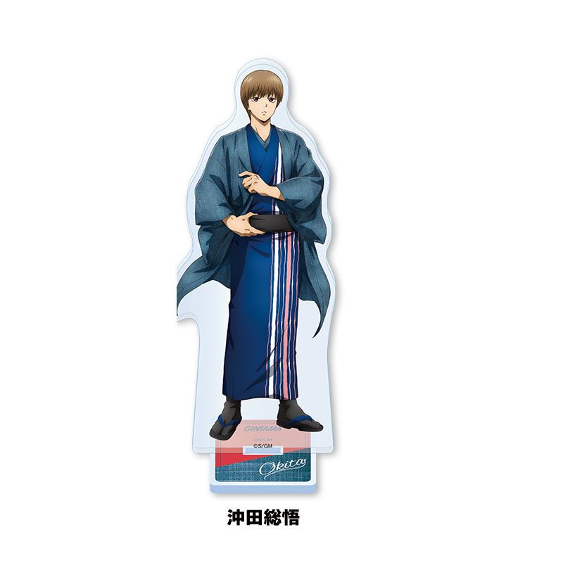 Bộ huy hiệu và chân đế Acrylic Gintama JF 2026 - Phiên bản Kimono, Gintoki, Kagura Doujin Custom Hình