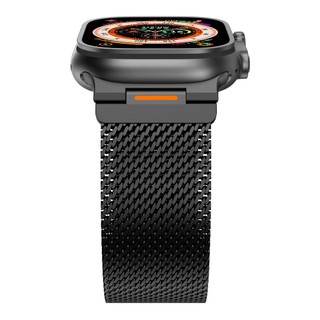 Vitality Orange Milan Dây đeo cho Apple Watch Ultra 42 / 44 / 45 / 49 / 46mm i-watch Series Ultra11 / 10 / 9 / 8 / 7 / 6 / 5 / 4 / 3 / 2 / 1