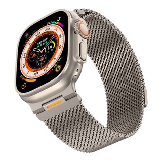 Vitality Orange Milan Dây đeo cho Apple Watch Ultra 42 / 44 / 45 / 49 / 46mm i-watch Series Ultra11 / 10 / 9 / 8 / 7 / 6 / 5 / 4 / 3 / 2 / 1