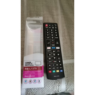 Điều khiển từ xa LG TV RM-L1379 AKB tương thích74915311/ AKB75375609 Mô hình và nút lệnh tương tự sẽ hoạt động hoàn toàn.