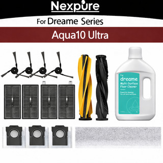 Dành Cho Dreame Aqua 10 Con Lăn Robot Hút Chân Không Phụ Kiện: Bàn Chải Chính, Bàn Chải Bên, Bộ Lọc HEPA, Vải Con Lăn, Túi Bụi 5.0 2 Xếp Hạng